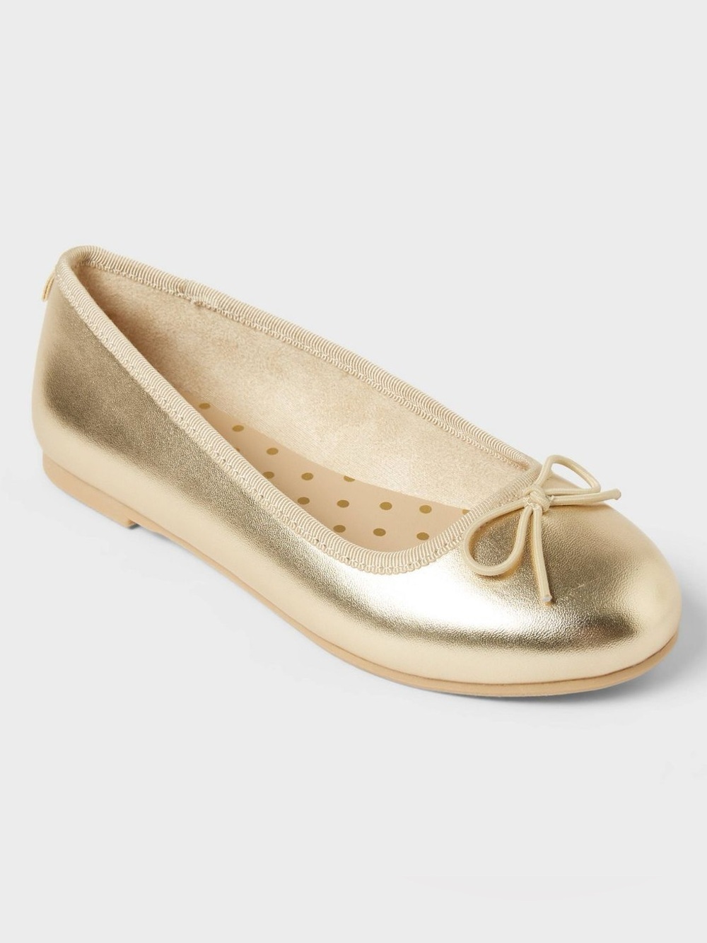 Cat & Jack Metallic Gold Ballet Flats Size 2